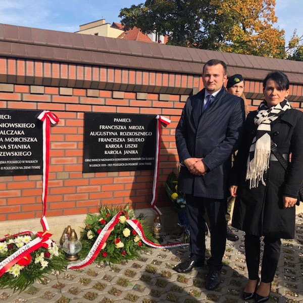 Odsłonięcie tablic Powstańców Śląskich oraz Żołnierzy Poległych -09. 10. 2018